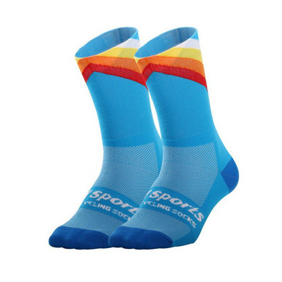 Lauko dviračių kojinės nuo vėjo „Coolmax“ šiltas oras aukštos kojinės „Crazy Basketball Running Athletic Defeet“ sportinės kojinės