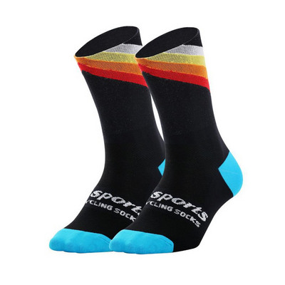 Lauko dviračių kojinės nuo vėjo „Coolmax“ šiltas oras aukštos kojinės „Crazy Basketball Running Athletic Defeet“ sportinės kojinės