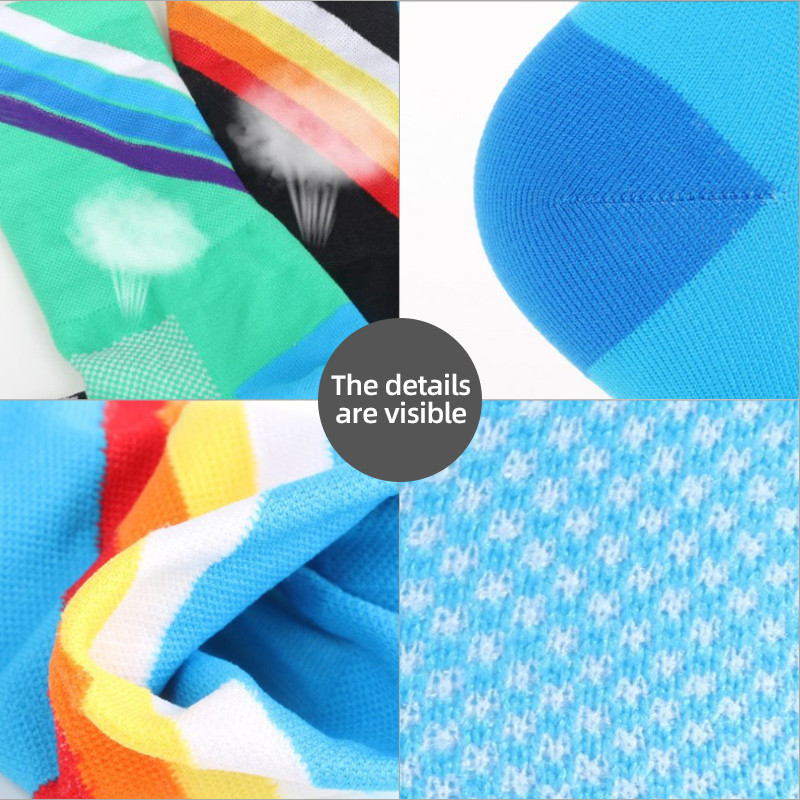 Lauko dviračių kojinės nuo vėjo „Coolmax“ šiltas oras aukštos kojinės „Crazy Basketball Running Athletic Defeet“ sportinės kojinės