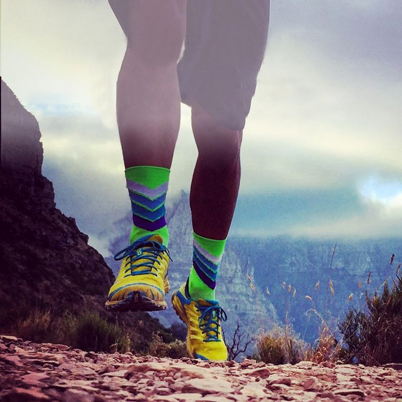 Lauko dviračių kojinės nuo vėjo „Coolmax“ šiltas oras aukštos kojinės „Crazy Basketball Running Athletic Defeet“ sportinės kojinės