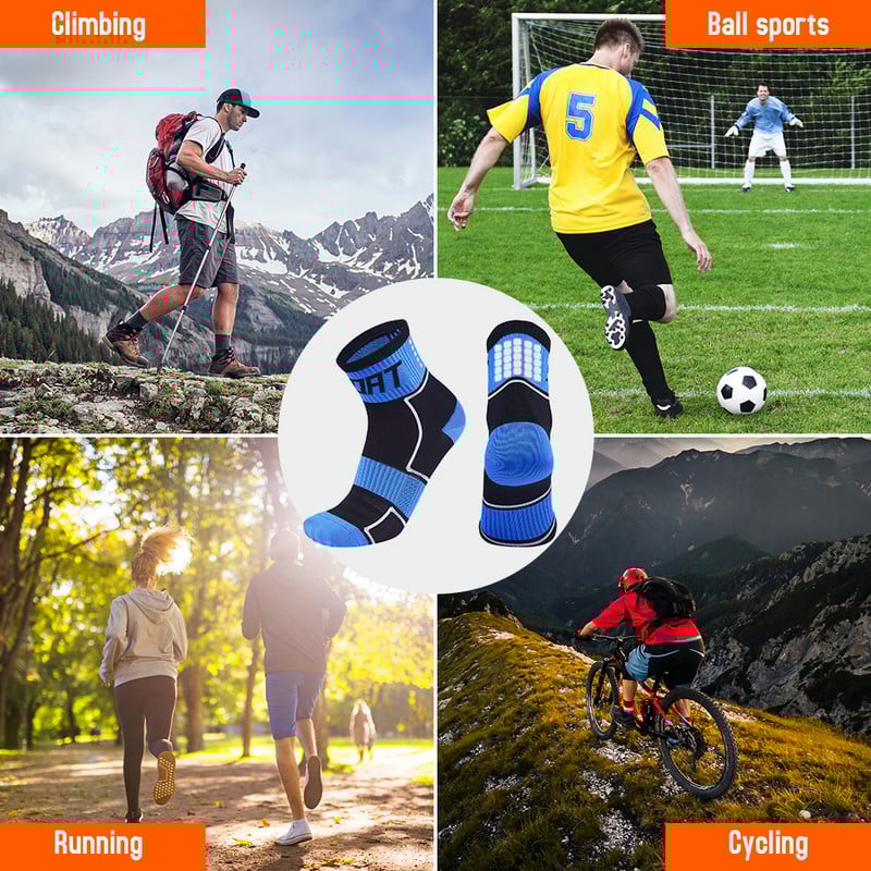 Fényvisszaverő kerékpáros zoknik Jól látható, légáteresztő atlétikai zoknik Biciklizés Futózoknik férfiaknak és nőknek kerékpáros futball