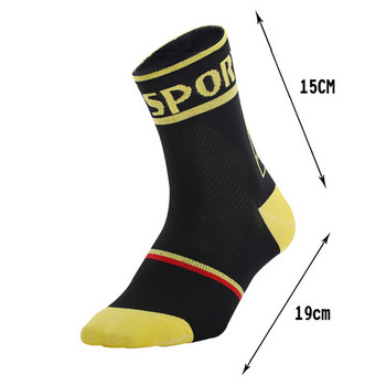 DH Sports Професионални чорапи за колоездене Мъже Жени Защита на краката Дишащ чорап Чорапи за бягане на открито Аксесоари за велосипеди