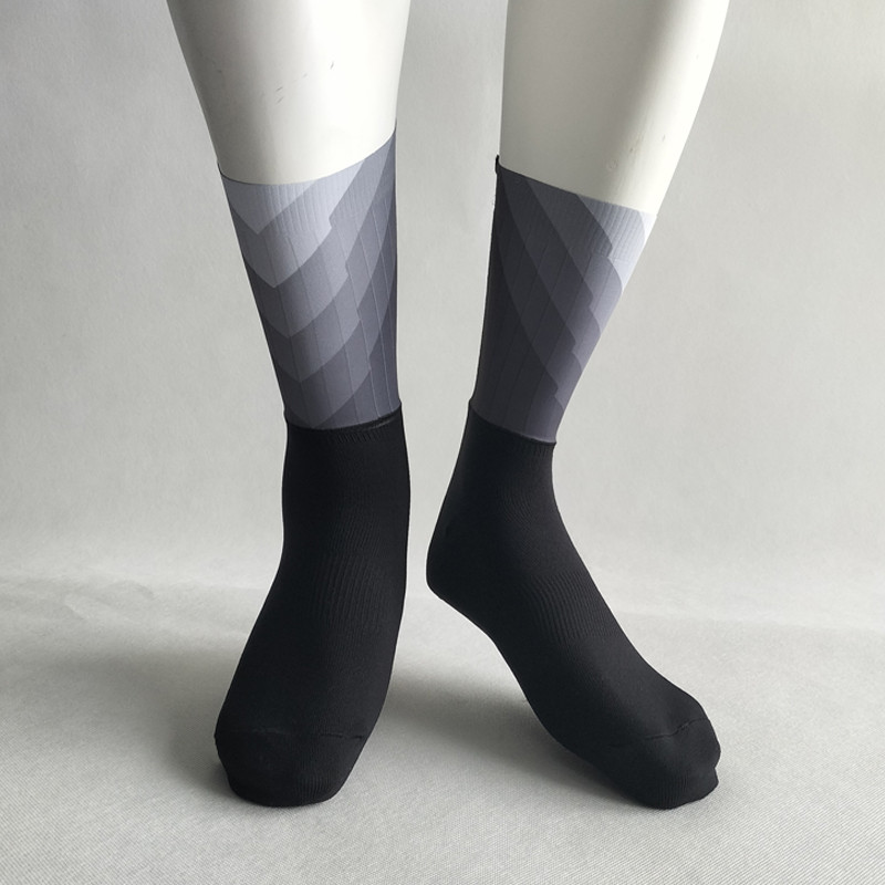 LASER CUT POWER BAND AERO FIT ONE PAIR Велосипедни чорапи Antislip Bike Bicycle Racing MITI Дишащи чорапи за мъже и жени