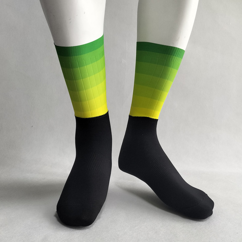 LASER CUT POWER BAND AERO FIT ONE PAIR Велосипедни чорапи Antislip Bike Bicycle Racing MITI Дишащи чорапи за мъже и жени