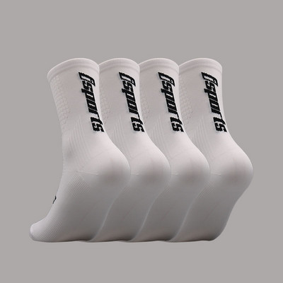 isports 20223 Велосипедни чорапи Man Bike Running Mtb Мъжки велосипедни компресионни високи до коляното Смешни бели Blace Черно зелени