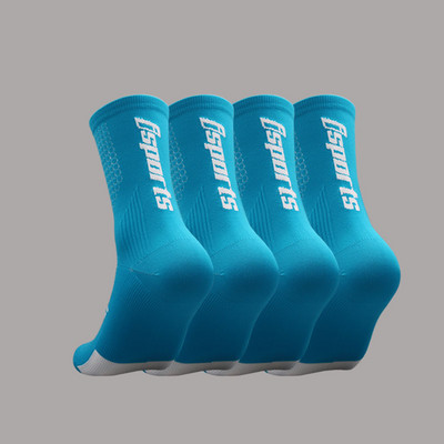 isports 20223 Велосипедни чорапи Man Bike Running Mtb Мъжки велосипедни компресионни високи до коляното Смешни бели Blace Черно зелени