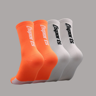 isports 20223 Велосипедни чорапи Man Bike Running Mtb Мъжки велосипедни компресионни високи до коляното Смешни бели Blace Черно зелени