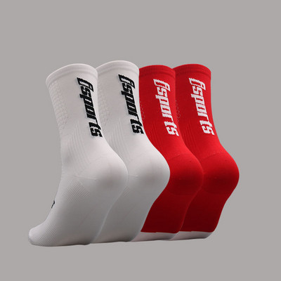 isports 20223 Велосипедни чорапи Man Bike Running Mtb Мъжки велосипедни компресионни високи до коляното Смешни бели Blace Черно зелени