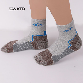 SANTO 1 чифт S014 Изключително дебели мъжки чорапи Дезодорант Тъкани Удобни спортни обувки Колоездене Тренировка Къмпинг Туризъм