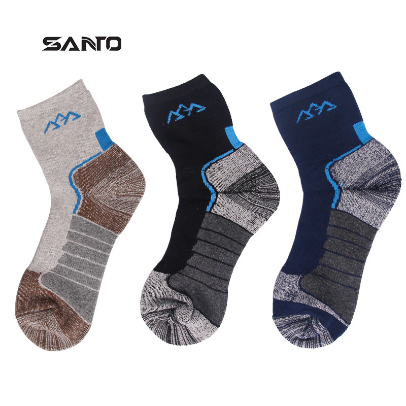 SANTO 1 paar S014 eriti paksud meeste sokid deodorantkangad Mugavad spordijalatsid Jalgrattasõit Treening Telkimine Matkamine
