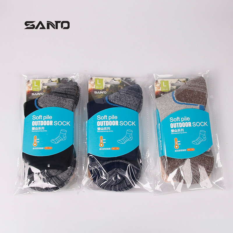 SANTO 1 paar S014 eriti paksud meeste sokid deodorantkangad Mugavad spordijalatsid Jalgrattasõit Treening Telkimine Matkamine