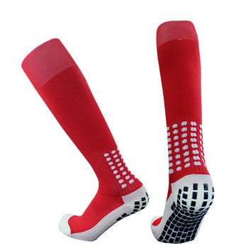 Μακριές κάλτσες ποδοσφαίρου πολλαπλών χρωμάτων Αθλητικές αντιολισθητικές λαβές ράγκμπι Ανδρικές και γυναικείες κάλτσες ποδοσφαίρου