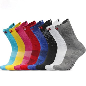 Мъжки чорапи за колоездене Неплъзгащи се чорапи за планинско колоездене Спорт на открито Баскетболни чорапи Предотвратяват разширени вени Чорапи за бягане