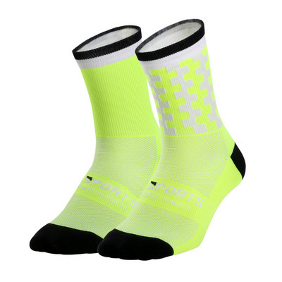 3 perechi de șosete sportive colorate cu asimetrie, purtabile pentru transpirație, șosete de ciclism, ciclism, alergare, fotbal, baschet, sporturi în aer liber