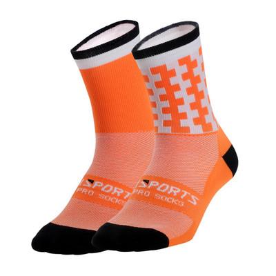 3 perechi de șosete sportive colorate cu asimetrie, purtabile pentru transpirație, șosete de ciclism, ciclism, alergare, fotbal, baschet, sporturi în aer liber