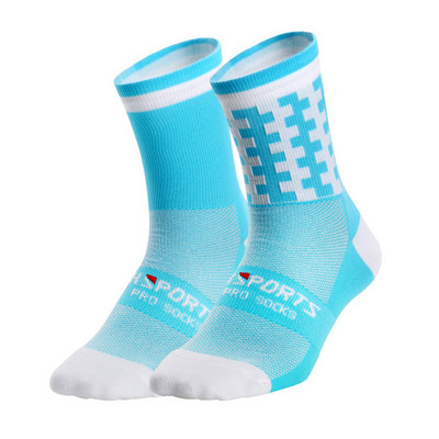 3 perechi de șosete sportive colorate cu asimetrie, purtabile pentru transpirație, șosete de ciclism, ciclism, alergare, fotbal, baschet, sporturi în aer liber