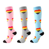 Kompressziós zokni Drop Shipping Kerékpározás Sportzokni Kompressziós zokni nőknek Calceta Compresiva Medias De Compression