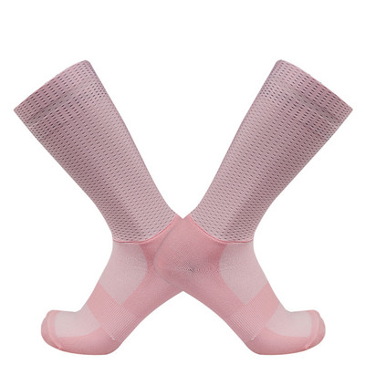 Uued rattasokid meestele naistele Calcetines Ciclismo Summer Aero Bike Team silikageeliga libisemiskindlad hingavad Pro Racing spordisokid