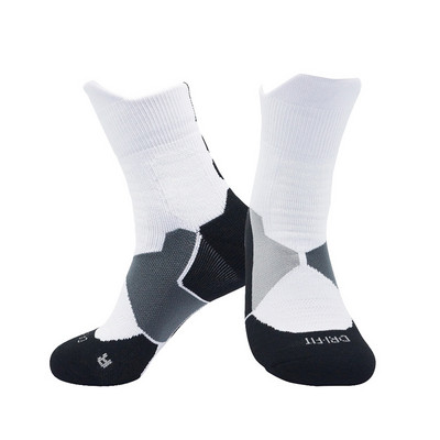 Nove košarkaške čarape za muškarce, bez logotipa, dno ručnika, neklizajuće biciklističke čarape za muškarce, udobne čarape za trčanje na otvorenom, muške nogometne čarape