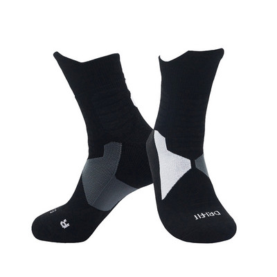 Nove košarkaške čarape za muškarce, bez logotipa, dno ručnika, neklizajuće biciklističke čarape za muškarce, udobne čarape za trčanje na otvorenom, muške nogometne čarape