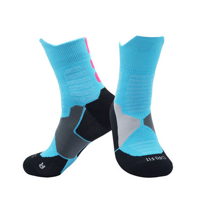 Nove košarkaške čarape za muškarce, bez logotipa, dno ručnika, neklizajuće biciklističke čarape za muškarce, udobne čarape za trčanje na otvorenom, muške nogometne čarape