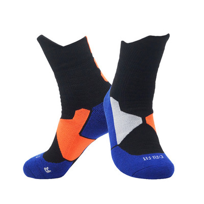 Nove košarkaške čarape za muškarce, bez logotipa, dno ručnika, neklizajuće biciklističke čarape za muškarce, udobne čarape za trčanje na otvorenom, muške nogometne čarape