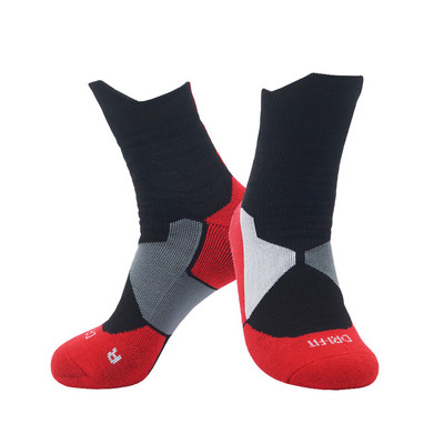 Nove košarkaške čarape za muškarce, bez logotipa, dno ručnika, neklizajuće biciklističke čarape za muškarce, udobne čarape za trčanje na otvorenom, muške nogometne čarape