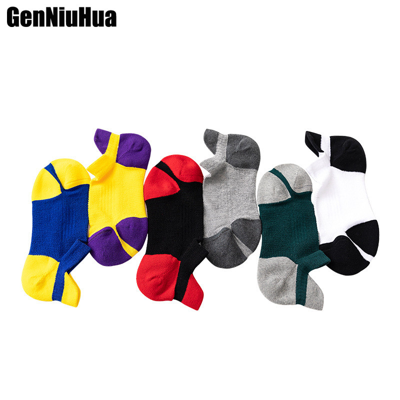 Șosete de ciclism sport pentru bărbați Șosete casual din bumbac Șosete de primăvară în aer liber Șosete de alergare Rochie de alergare Calcetine scurte pentru bărbați Șosete încălzite