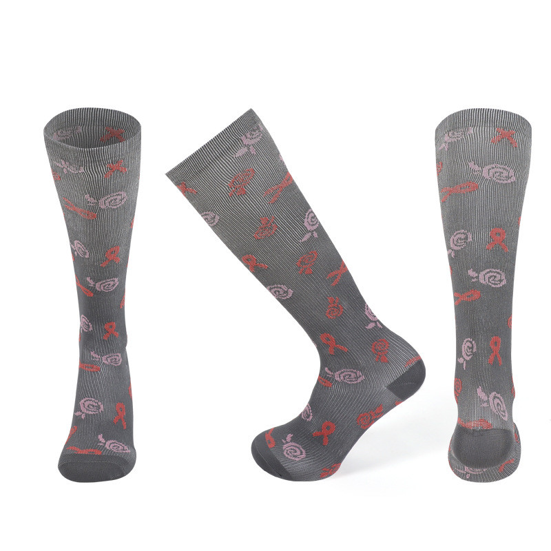 Meeste ja naiste Spordisokid Kompressioon Jalgrattasõit Korvpall Looduslik Matkamine Veenilaiendid Diabeet Maraton Põlvesokid