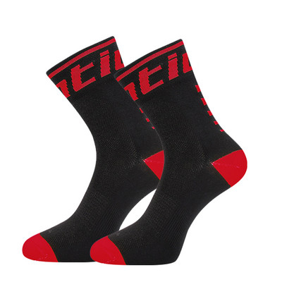 Santic kerékpáros zoknik kültéri sportokhoz kényelmes légáteresztő izzadásgátló futó kosárlabda hegyi kerékpár MTB kiegészítők