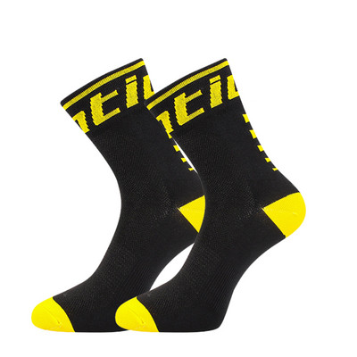 Santic kerékpáros zoknik kültéri sportokhoz kényelmes légáteresztő izzadásgátló futó kosárlabda hegyi kerékpár MTB kiegészítők