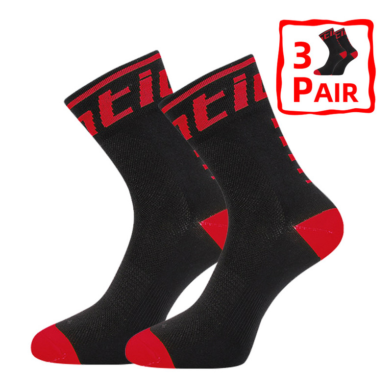 Santic kerékpáros zoknik kültéri sportokhoz kényelmes légáteresztő izzadásgátló futó kosárlabda hegyi kerékpár MTB kiegészítők