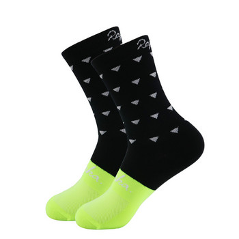 Нови летни дишащи спортни чорапи Чорапи за бягане на открито Колоездене Чорапи за велосипеди