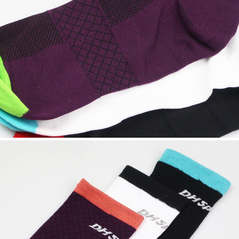 DH Sports Uued rattasokid Meeste Naiste Professionaalsed Hingavad Jalgrattasokid Õuejooksuratta Korvpalli Jalgpalli