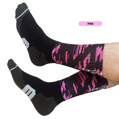 JEDAN PAR NOVIH funkcionalnih tkanina za biciklističke čarape protiv klizanja Biciklističke utrke MITI prozračne čarape za muškarce i žene