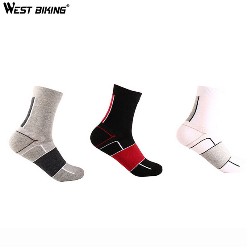 WEST BIKING Professionaalsed rattasokid Meeste Hingavad Pehmed Kiiresti Kuivavad Elastsed Libisemiskindlad Jooksu Matka Fitness Jalgratta Spordisokid