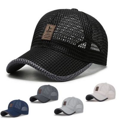 Beisbola cepure Vīriešu sieviešu sporta cepure Zīmols Riteņbraukšana Makšķerēšana Pārgājieni Bivaks Golfs Vasaras Saule Mode Hiphops Elpojošs 2023