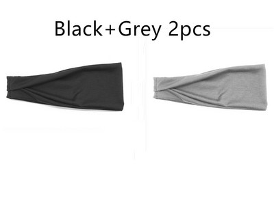1/2 бр. Ленти за глава за жени, мъжка лента за глава Спортна лента за захващане Лента за пот за тенис пара за фитнес