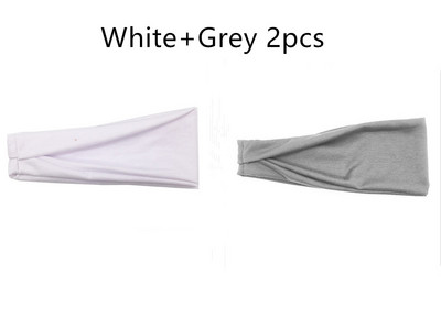 1/2 бр. Ленти за глава за жени, мъжка лента за глава Спортна лента за захващане Лента за пот за тенис пара за фитнес