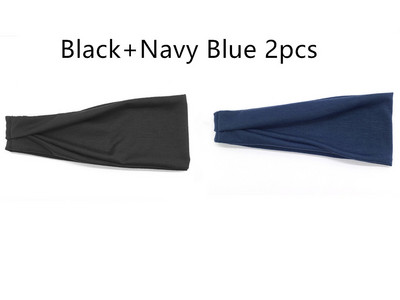 1/2 бр. Ленти за глава за жени, мъжка лента за глава Спортна лента за захващане Лента за пот за тенис пара за фитнес