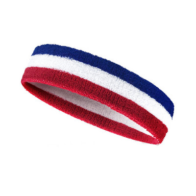 1PCS Фитнес бягане Колоездене Sweatband Пот лента за глава Мъже Жени Еластични дишащи йога ленти за коса Ленти за пот на главата