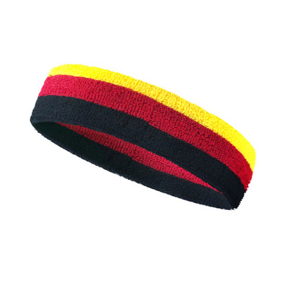 1PCS Фитнес бягане Колоездене Sweatband Пот лента за глава Мъже Жени Еластични дишащи йога ленти за коса Ленти за пот на главата