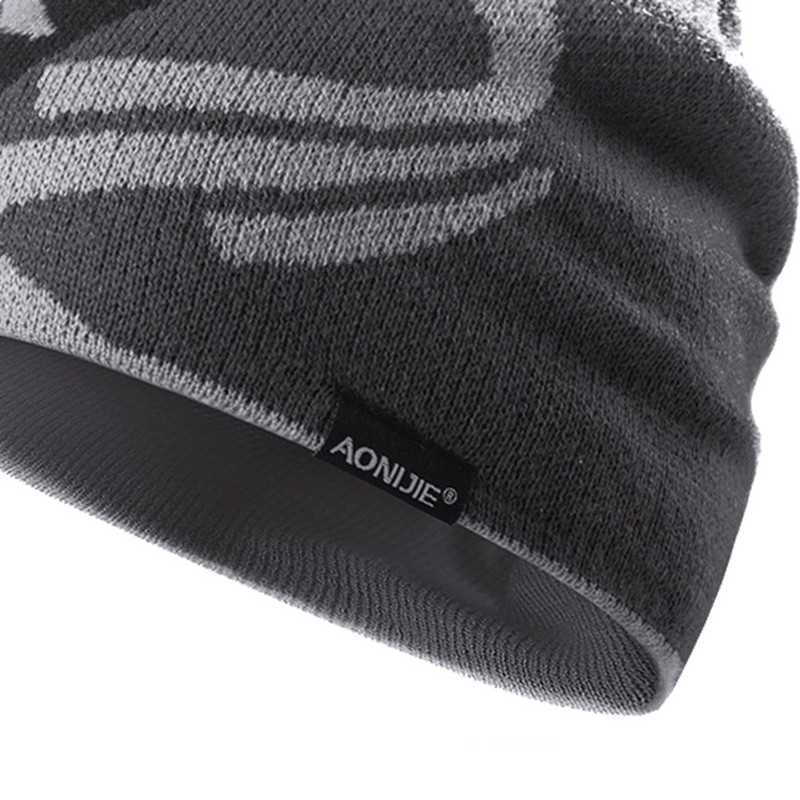 Talvine meeste naiste müts välijalgrattasõidu jooksmiseks kootud kootud müts Unisex turske veniv soe nokamüts