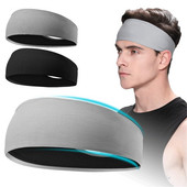 Banda de transpirație pentru bărbați, femei, benzi sport elastice pentru păr, bentite pentru yoga, pentru cap, pentru cap, accesorii pentru sport, pentru păr, banda de siguranță
