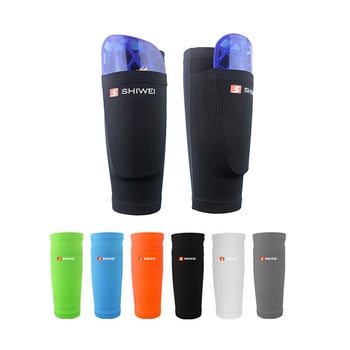 Shin Guards Soccer Football Canilleras Κάλτσα στήριξης Νάιλον μανίκια ποδιών Προστατευτικό κνήμης με εξοπλισμό ποδοσφαίρου τσέπης щитки футбольные