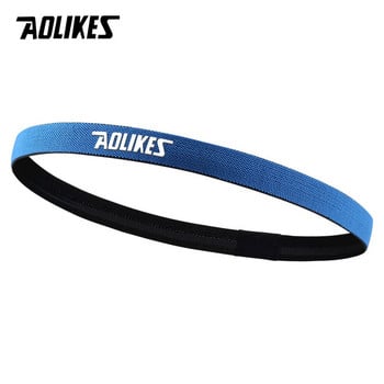 AOLIKES 1 ΤΕΜ. Nylon Elastic Head Sweatband Αντιολισθητικός Για Άνδρες Γυναικείες Ζώνες μαλλιών Γιόγκα Running Sweat Bands Fitness Headband