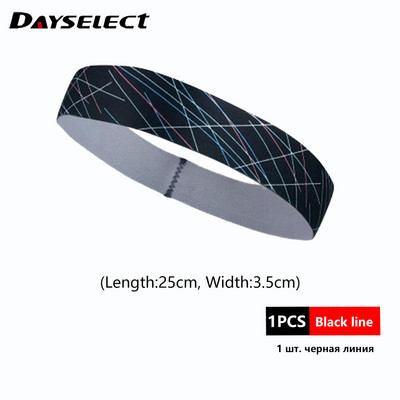 Унисекс неплъзгаща се лента за тенис, баскетбол, бягане, спортна лента за фитнес, лента за глава, ленти за глава, спортна лента за пот за коса