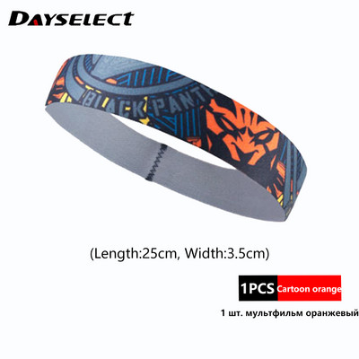 Унисекс неплъзгаща се лента за тенис, баскетбол, бягане, спортна лента за фитнес, лента за глава, ленти за глава, спортна лента за пот за коса