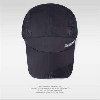 Καπέλο ανδρικό καπέλο γρήγορου στεγνώματος εξωτερικού χώρου Καλοκαιρινό καπέλο ηλίου Casquette Chapeu Casual Sports Letter Mesh Ανδρικά καπέλα μπέιζμπολ