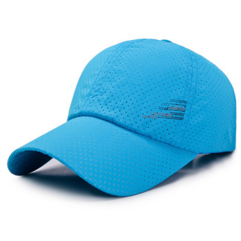 Νέο γυναικείο ανδρικό καπέλο ψαρέματος γκολφ που στεγνώνει γρήγορα, ρυθμιζόμενο καπέλο μπέιζμπολ Unisex